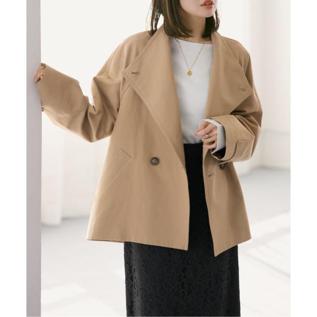 ノーブル（Noble）/《26SS先行予約》コットンダブルクロススタンドショートコート