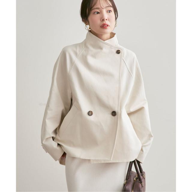 ノーブル（Noble）/《26SS先行予約》コットンダブルクロススタンドショートコート