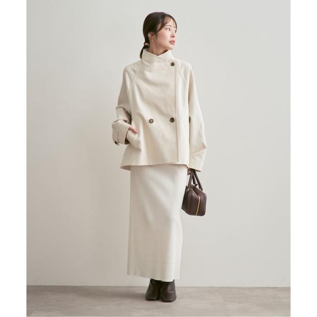 ノーブル（Noble）/《26SS先行予約》コットンダブルクロススタンドショートコート