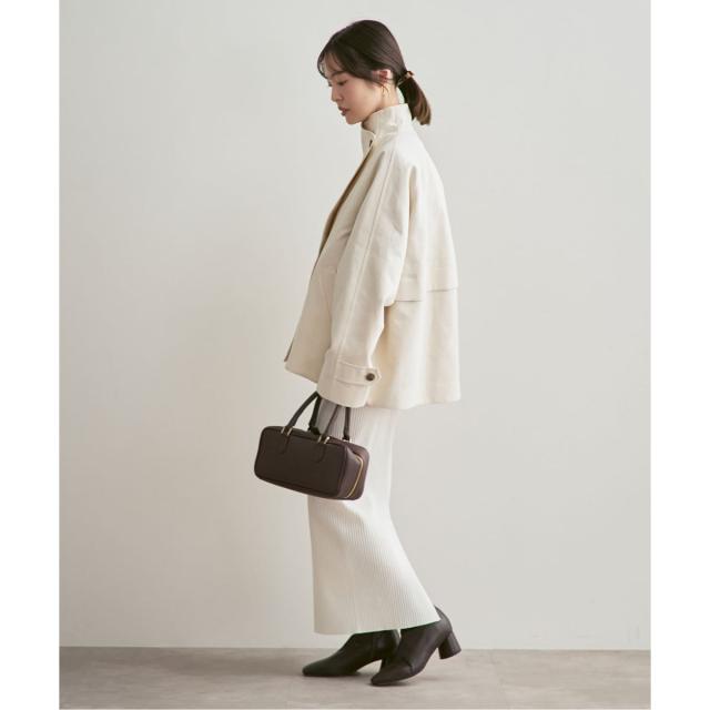 ノーブル（Noble）/《26SS先行予約》コットンダブルクロススタンドショートコート