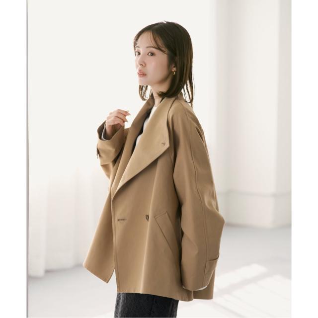 ノーブル（Noble）/《26SS先行予約》コットンダブルクロススタンドショートコート