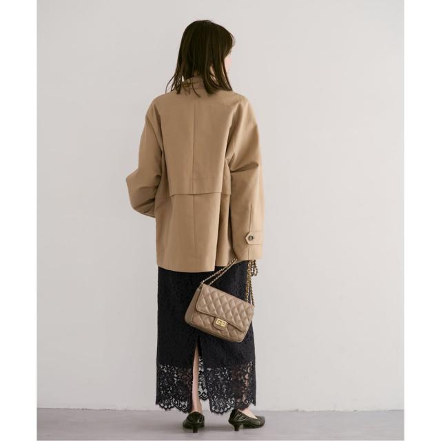 ノーブル（Noble）/《26SS先行予約》コットンダブルクロススタンドショートコート