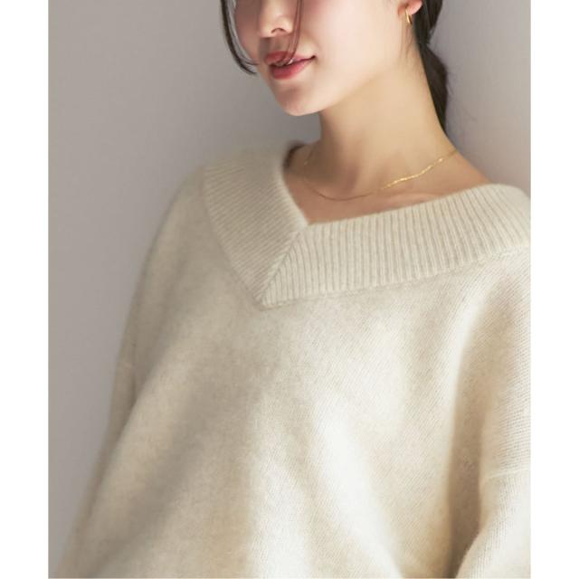 ノーブル（Noble）/《追加》YAKワイドVネックニット