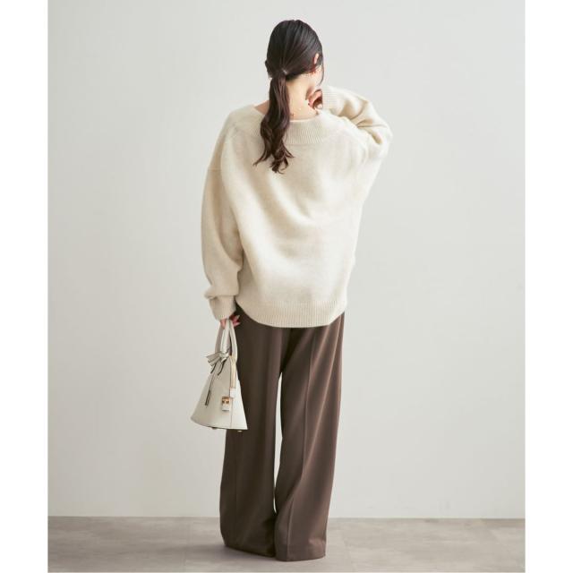 ノーブル（Noble）/《追加》YAKワイドVネックニット