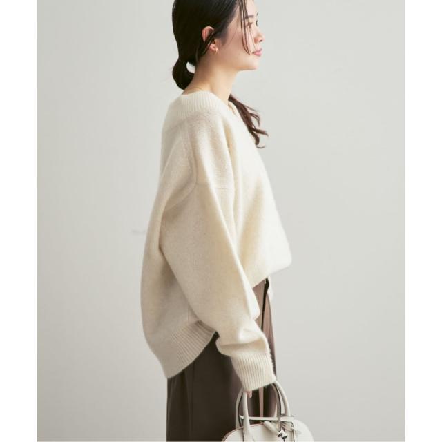 ノーブル（Noble）/《追加》YAKワイドVネックニット