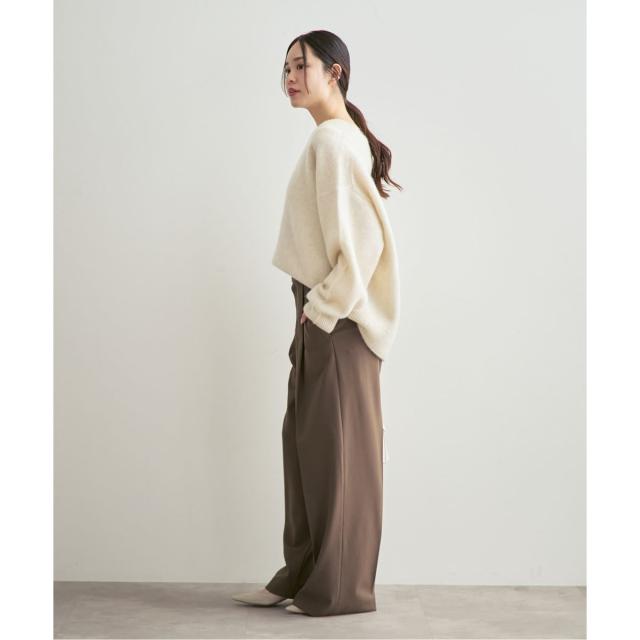 ノーブル（Noble）/《追加》YAKワイドVネックニット