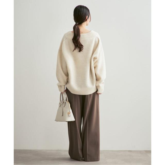 ノーブル（Noble）/《追加》YAKワイドVネックニット