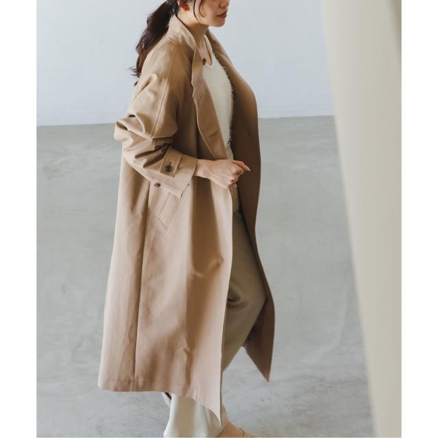 ノーブル（Noble）/《26SS先行予約》コットンダブルクロスハイネックロングコート