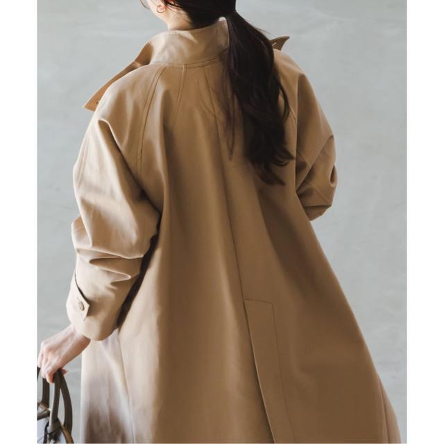 ノーブル（Noble）/《26SS先行予約》コットンダブルクロスハイネックロングコート