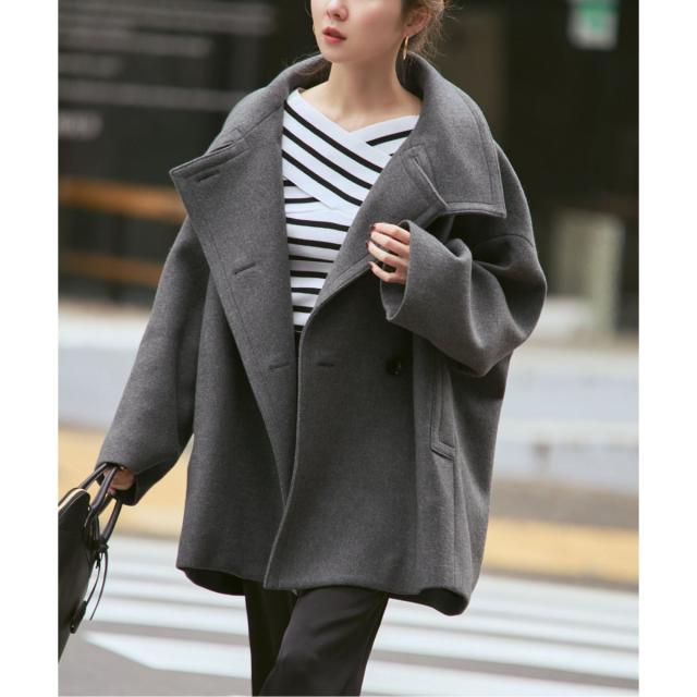 ノーブル（Noble）/《追加・WEB限定カラー》スタンドカラーオーバーコート