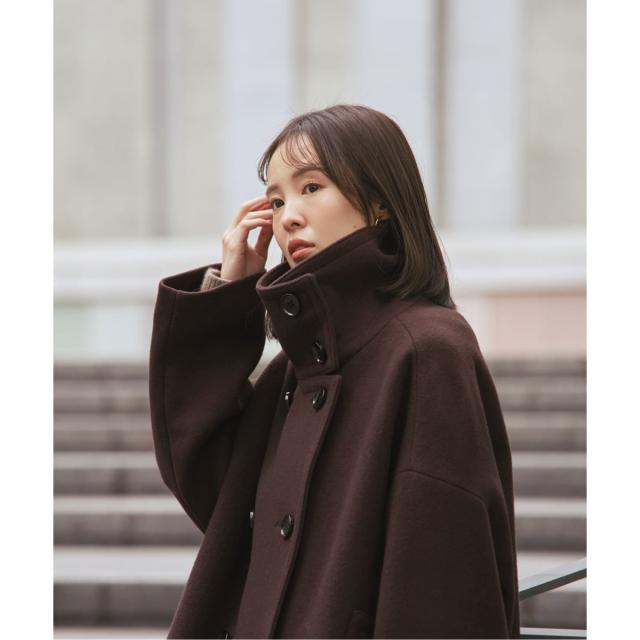 ノーブル（Noble）/《追加・WEB限定カラー》スタンドカラーオーバーコート