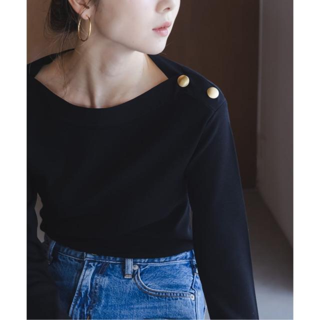 ノーブル（Noble）/《26SS先行予約》ショルダーボタンニットプルオーバー