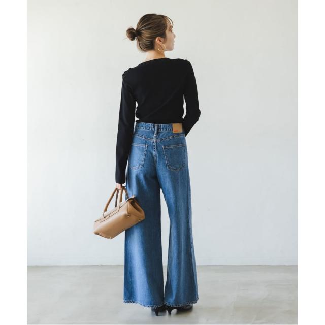 ノーブル（Noble）/《26SS先行予約》ショルダーボタンニットプルオーバー