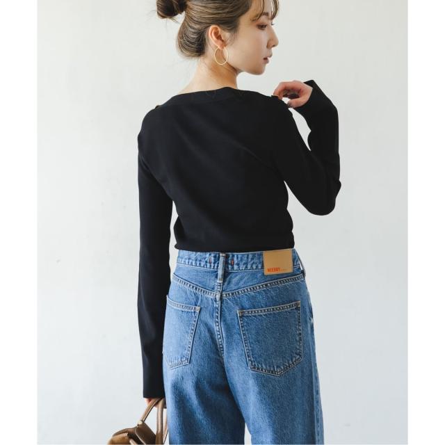 ノーブル（Noble）/《26SS先行予約》ショルダーボタンニットプルオーバー