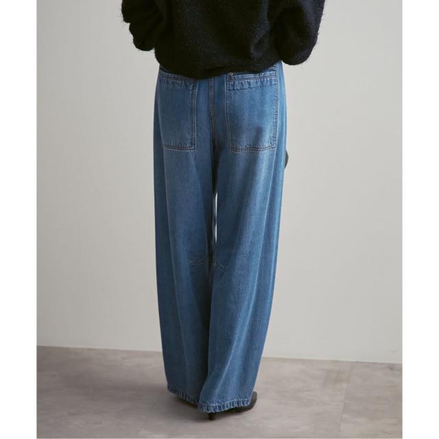 ノーブル（Noble）/《26SS先行予約・追加》スージングデニムフォルムタックパンツ
