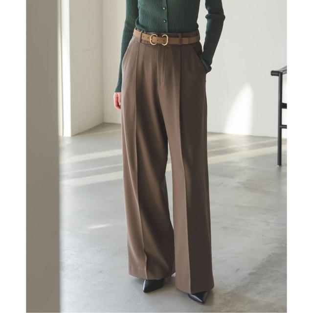 ノーブル（Noble）/《追加・WEB限定カラー》TRツイル裏起毛スラックスパンツ2