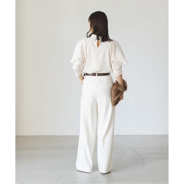 ノーブル（Noble）/《追加・WEB限定カラー》TRツイル裏起毛スラックスパンツ2