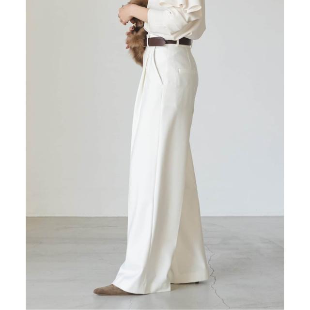 ノーブル（Noble）/《追加・WEB限定カラー》TRツイル裏起毛スラックスパンツ2