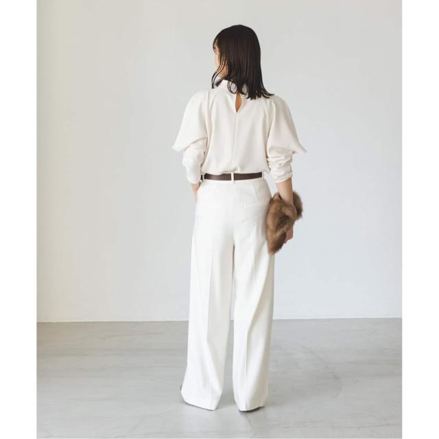 ノーブル（Noble）/《追加・WEB限定カラー》TRツイル裏起毛スラックスパンツ2