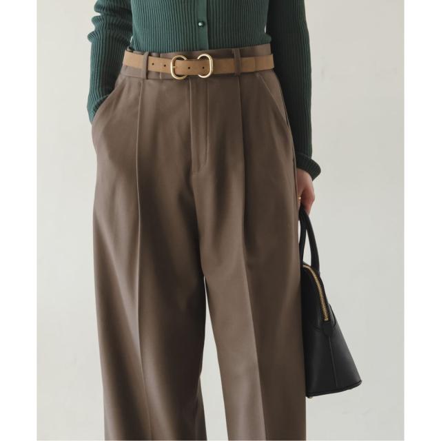 ノーブル（Noble）/《追加・WEB限定カラー》TRツイル裏起毛スラックスパンツ2