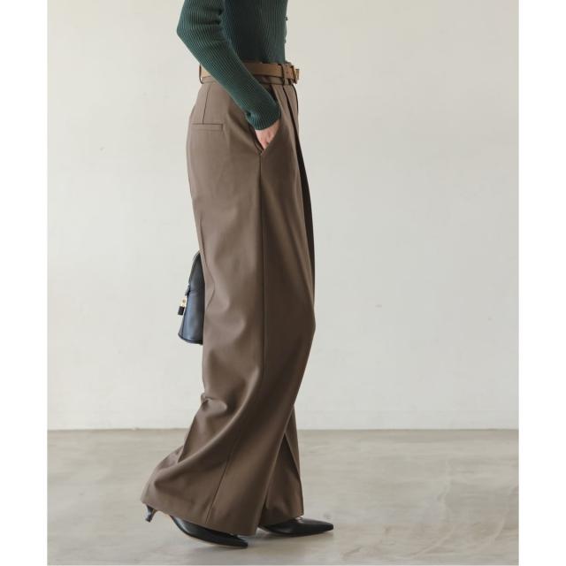 ノーブル（Noble）/《追加・WEB限定カラー》TRツイル裏起毛スラックスパンツ2