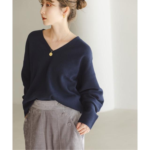 ノーブル（Noble）/《追加》カシミヤMIXスムースVプルオーバー2