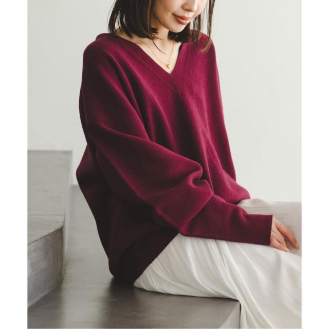 ノーブル（Noble）/《追加》カシミヤMIXスムースVプルオーバー2