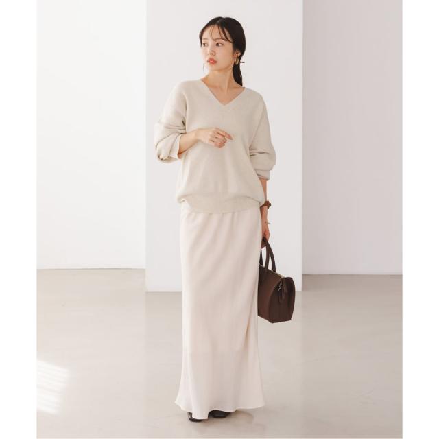 ノーブル（Noble）/《追加》カシミヤMIXスムースVプルオーバー2