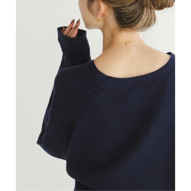 ノーブル（Noble）/《追加》カシミヤMIXスムースVプルオーバー2