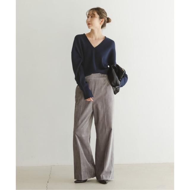 ノーブル（Noble）/《追加》カシミヤMIXスムースVプルオーバー2