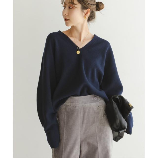 ノーブル（Noble）/《追加》カシミヤMIXスムースVプルオーバー2