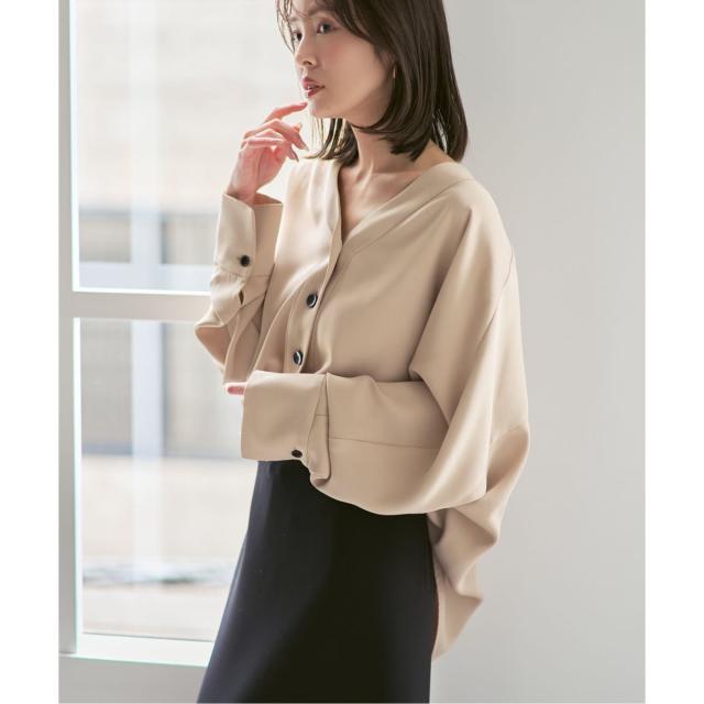 ノーブル（Noble）/《追加予約・WEB限定カラー》エステルダブルクロスカーデブラウス