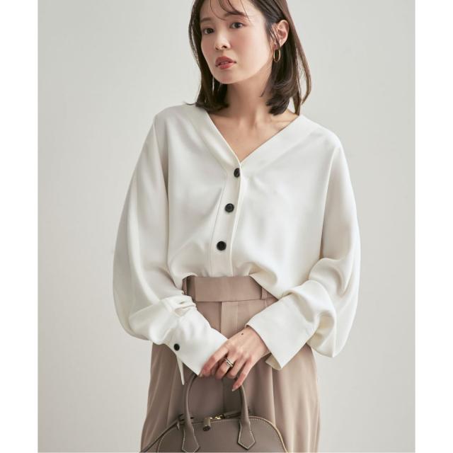 ノーブル（Noble）/《追加予約・WEB限定カラー》エステルダブルクロスカーデブラウス