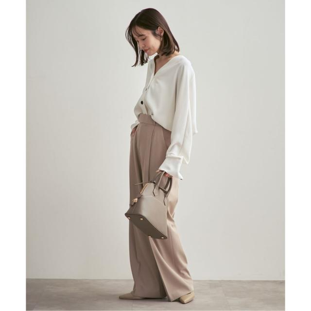 ノーブル（Noble）/《追加予約・WEB限定カラー》エステルダブルクロスカーデブラウス