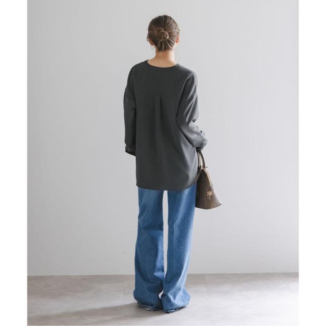 ノーブル（Noble）/《追加予約・WEB限定カラー》ワークディテールドレープシャツ