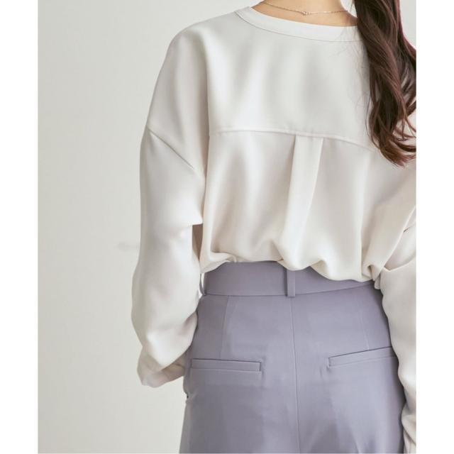 ノーブル（Noble）/《追加予約・WEB限定カラー》ワークディテールドレープシャツ
