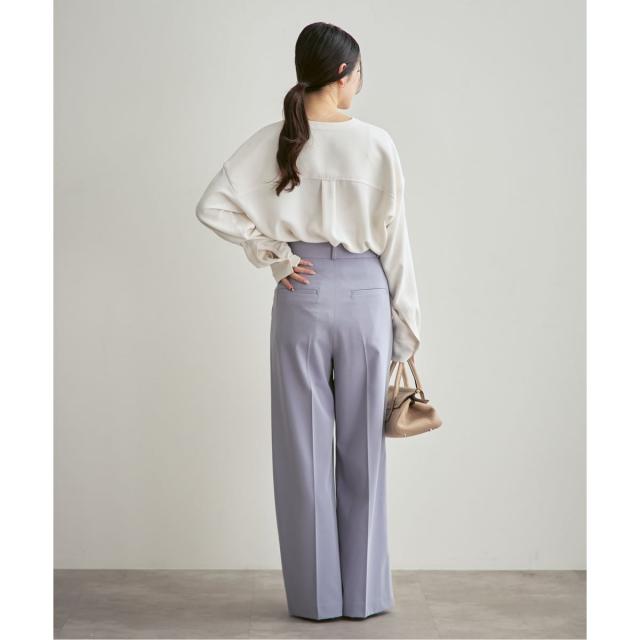 ノーブル（Noble）/《追加予約・WEB限定カラー》ワークディテールドレープシャツ