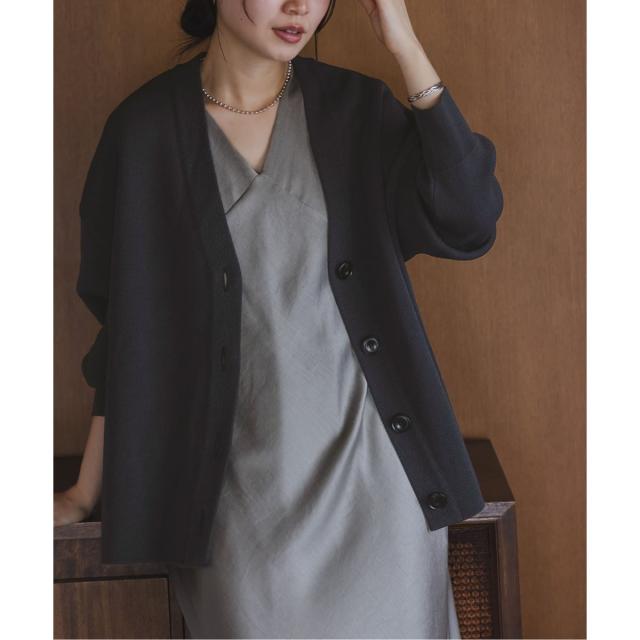 ノーブル（Noble）/《26SS先行予約》ファインハニカムVネックカーディガン