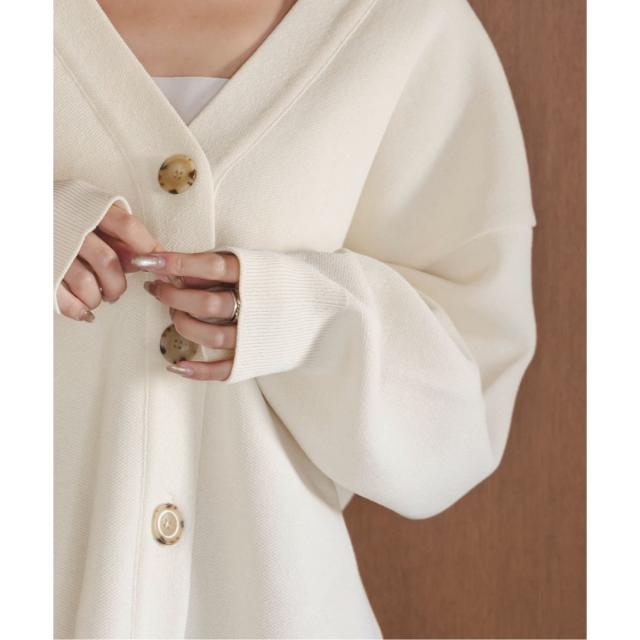 ノーブル（Noble）/《26SS先行予約》ファインハニカムVネックカーディガン