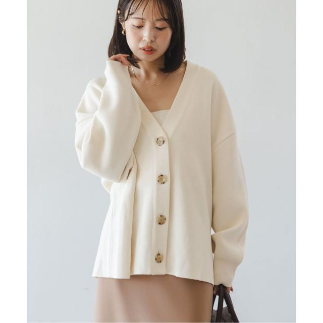 ノーブル（Noble）/《26SS先行予約》ファインハニカムVネックカーディガン