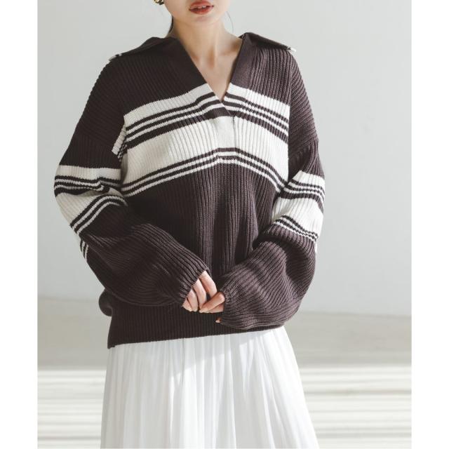 ノーブル（Noble）/《予約・NOBLE別注》Venit/ヴェニット ランダムボーダーニット