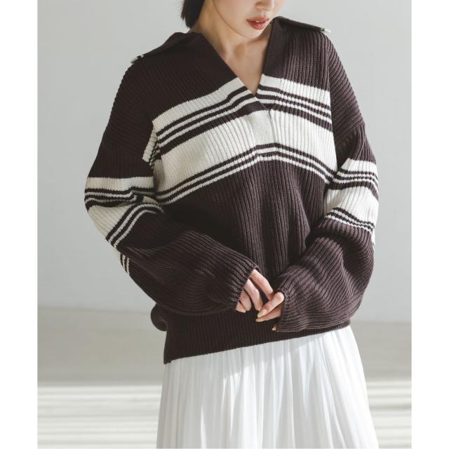 ノーブル（Noble）/《予約・NOBLE別注》Venit/ヴェニット ランダムボーダーニット