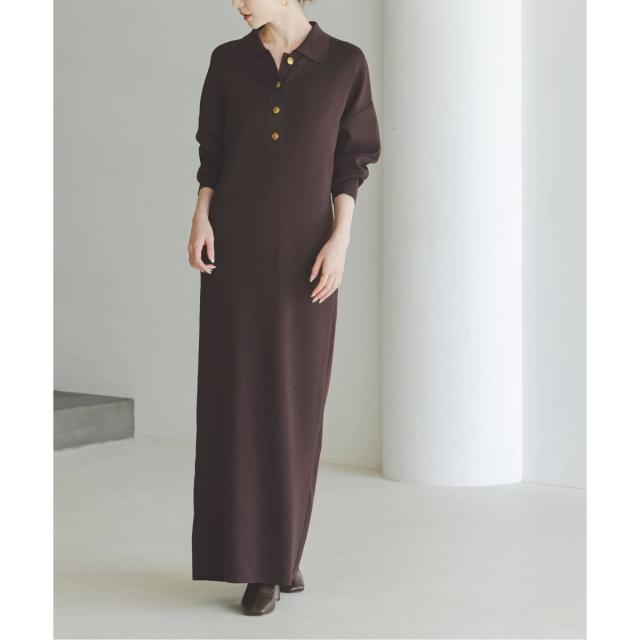 【NEW】ノーブル（Noble）/《追加》ポロシャツニットワンピース 2