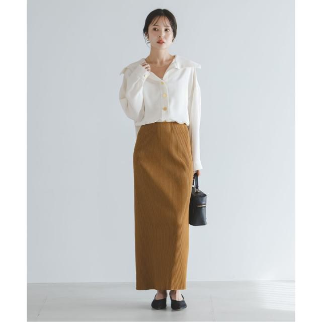 ノーブル（Noble）/《予約》オーバーカラーゴールドボタンブラウス