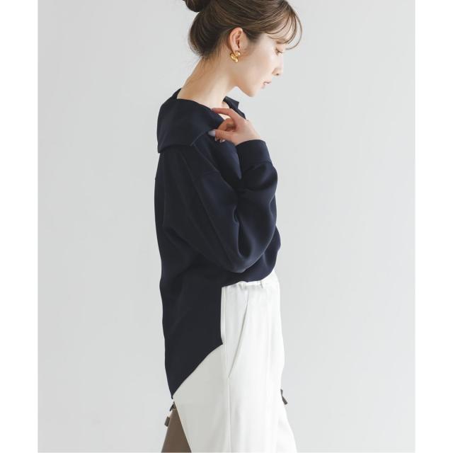 ノーブル（Noble）/《予約》オーバーカラーゴールドボタンブラウス