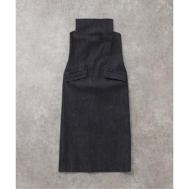 ノーブル（Noble）/ROOM NO．8/ルームエイト BLACK ST DENIM HI BARE DRESS