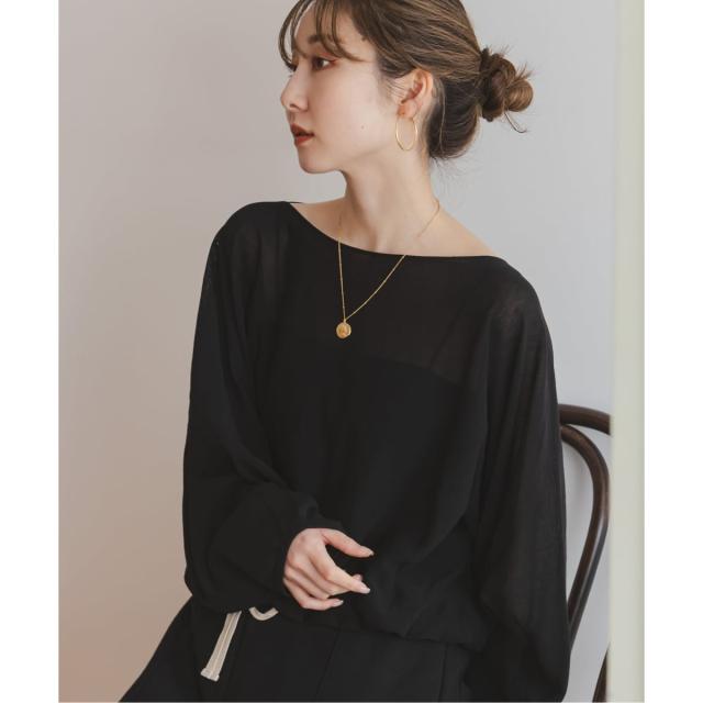 ノーブル（Noble）/【洗える】ワイドスリーブ ショートプルオーバー_9