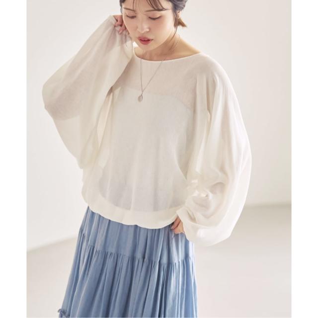 ノーブル（Noble）/【洗える】ワイドスリーブ ショートプルオーバー_19