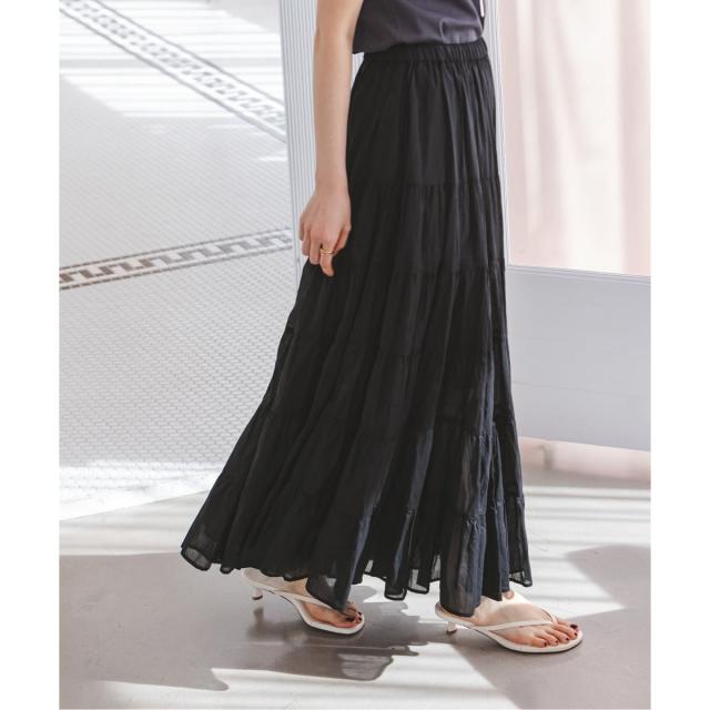 ノーブル（Noble）/COUTURE D’ADAM/クチュールドアダム SushiVoile Tiered Skirt_1