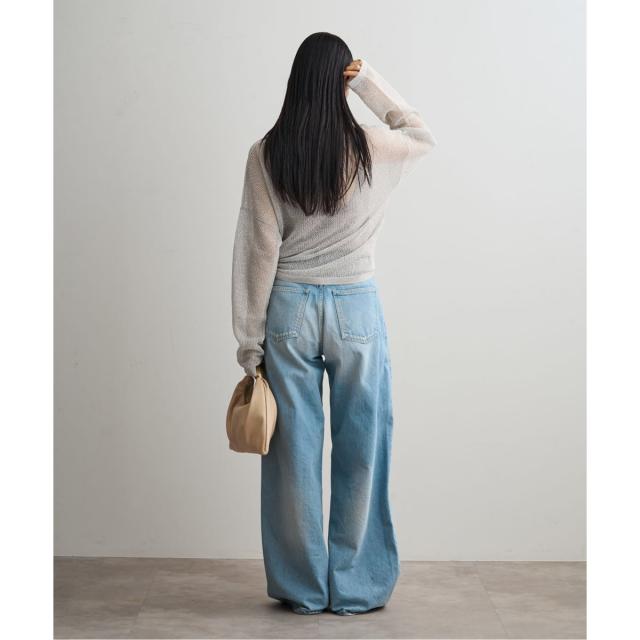 ノーブル（Noble）/ISY Linen mixラメ スカシニット_6